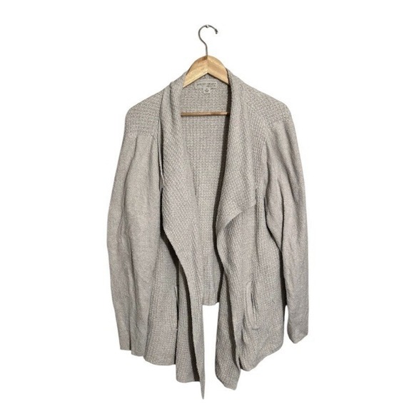Barefoot Dreams Sweaters - Barefoot Dreams CozyChic Lite Coastal Cardigan Size 2XL Tan